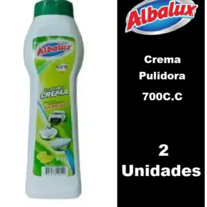 Limpiador Albalux Crema Pulidora Limón Multisuperficies 1.4l Pack 2